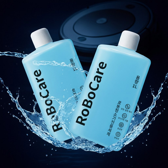 1+1 로보락 세정제 전용세정액 로봇청소기 클리너 호환용 1L 2개입, 1개, C-53 2EA