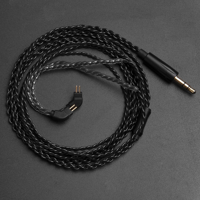 TRN V90 V90S 이어폰 케이블 0.75 2핀 CCA CA16 케이블 cca zst 호환, 마이크 없음, 1개