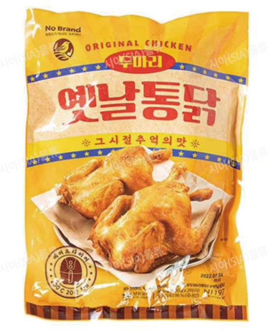 두마리옛날통닭 800g, 아이스박스포장, 1개