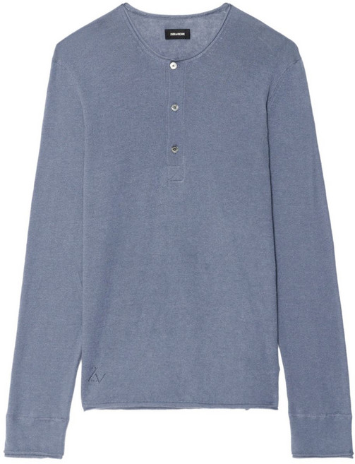 쟈딕앤볼테르 로고 디테일 긴소매 스웨터