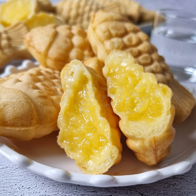 [팔도맛쟁이] 우리밀 슈크림 붕어빵 1kg 50g사이즈, 2개