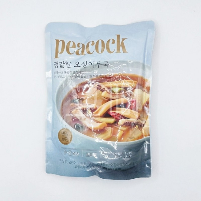 신세계푸드 피코크 정갈한 오징어 무국 500g, 1개