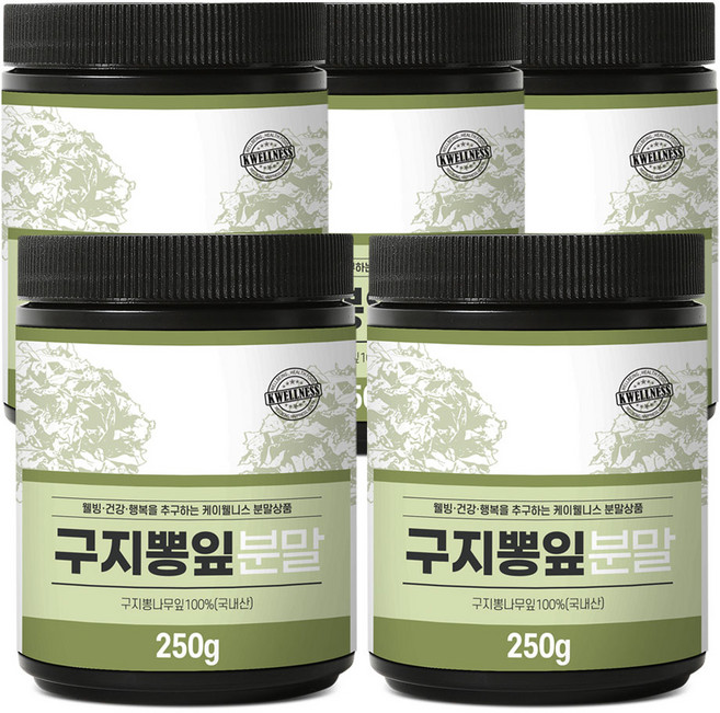 케이웰니스 국산 꾸지뽕잎 가루, 5개