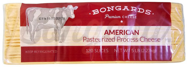 본가드 슬라이스치즈 120매 2.27kg 치즈 슬라이스, 1개