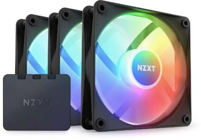 NZXT F120 RGB CORE 화이트 PC 케이스 팬 RF-C12SF-W1 FN1920