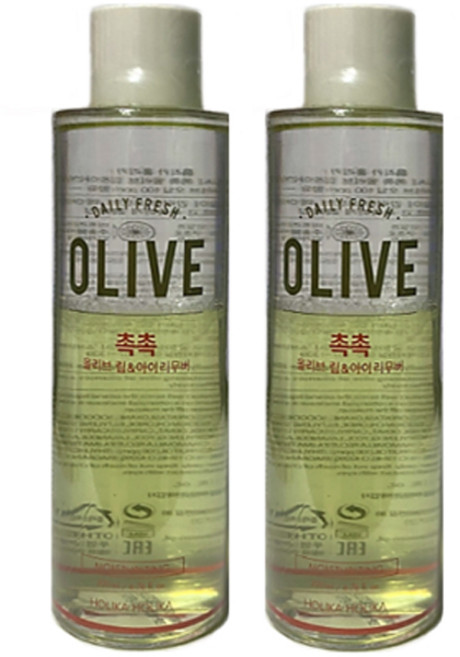 홀리카홀리카 촉촉 올리브 데일리 가든 립 앤 아이 리무버, 200ml, 2개