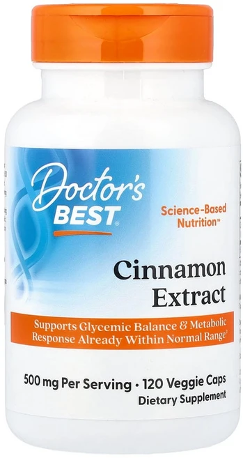 닥터스 베스트 시나몬추출물 신슐린 125mg 120 베지캡 비건 계피 채식주의자 식물성 캡슐 CinSulin Cinnamon bark extract 시나몬껍질추출물, 120정, 1개 - 쿠팡