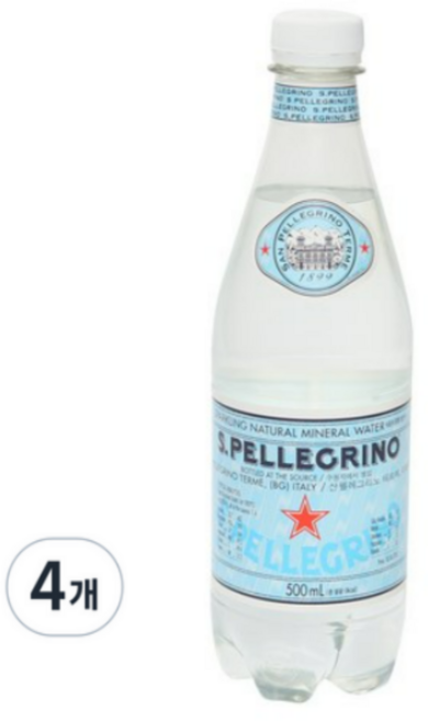 산펠레그리노 탄산수, 500ml, 4개