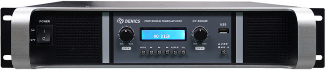 국산 800W 고출력 2채널 파워앰프 스테레오 매장 휘트니스 DY-800AM MP3 USB 블루투스
