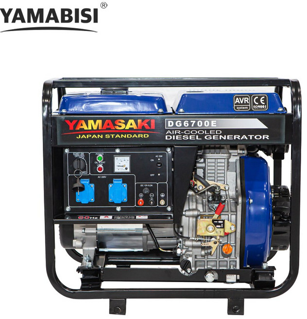 야마비시 DG6700E 디젤 선박용 낚싯배 발전기 5kW