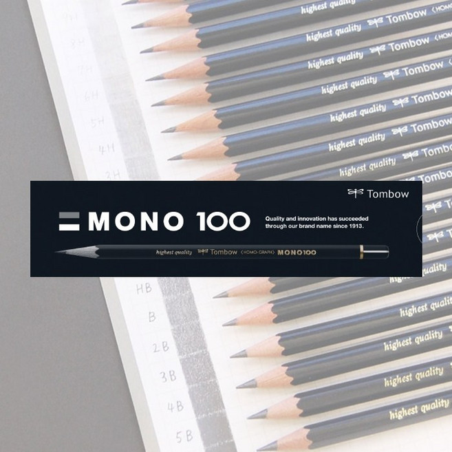 톰보우 모노100 전문가용 소묘연필 1타, 4B