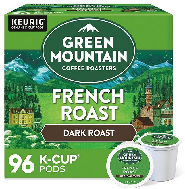 Green Mountain Coffee Roasters Sumatra Reserve Keurig 1인용 K-컵 포드 다크 로스트 커피 12개입, 프렌치 로스트