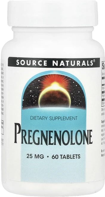 새해 첫좋은선물 Source Naturals 프레그네놀론 25mg 60정 제대로 할인합니다, SourceNaturals프레그네놀론25mg60정, 1개 - 쿠팡
