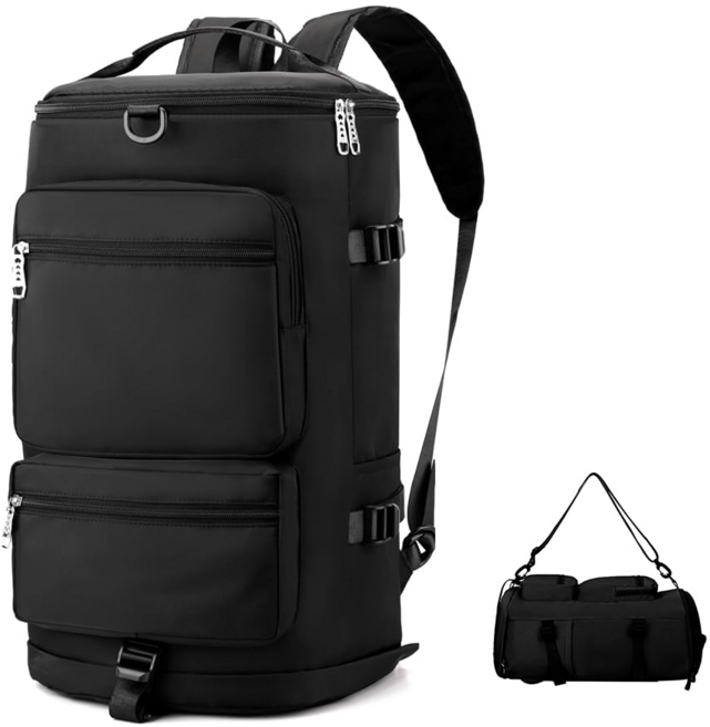 플레이프로 대용량 멀티 헬스가방 운동가방 스포츠가방 축구가방 더플 백 백팩 40L, 1개