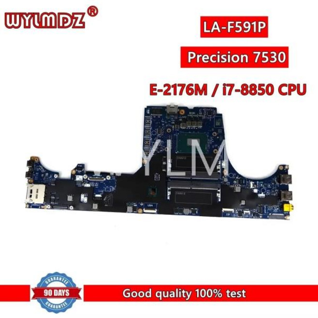 LA-F591P E-2176M/I7-8850 Dell Precision 7530 노트북 마더보드용 CPU 노트북 메인보드 CN 0X8PJM 100% 테, 03 I5-8400 CPU