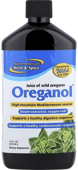 North American Herb & Spice Oreganol P73 야생 오레가노 주스 355ml, 6개 - 쿠팡