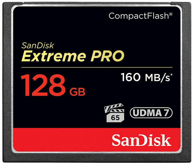 샌디스크 익스트림 프로 CF카드 메모리, 128GB, 1개
