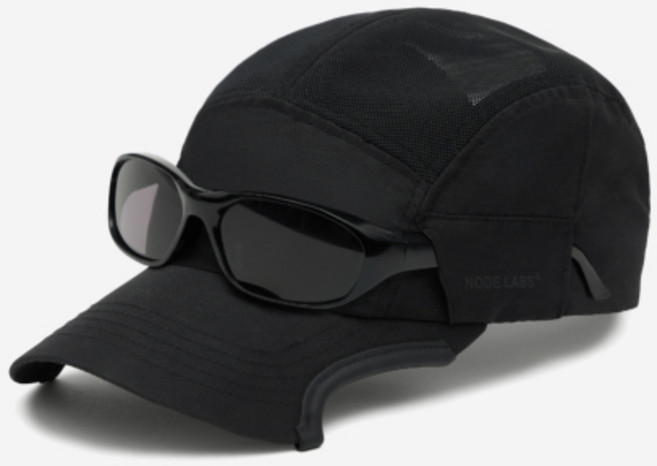 [노드랩스] DEV:5 CAP 02 SUNGLASS DOUBLE CUT MESH BALLCAP_BLACK