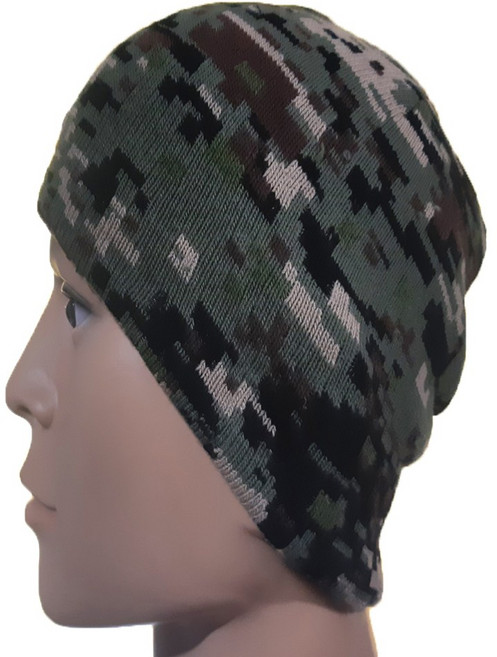 겨울 방한용품 디지털 동계 비니 군대 군용모자 빵모자 군인 캠프 자전거 등산, 디지털 비니