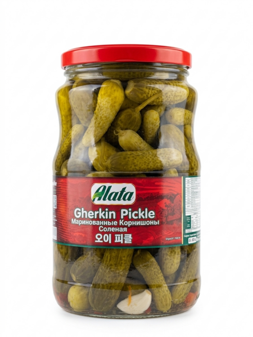 프리미엄 오이피클 1.65kg | 아삭한 식감 은은한 짠맛 대용량 튀르키예 피클 Premium Gherkin Pickles 1.65kg | Crispy Texture |, 1개