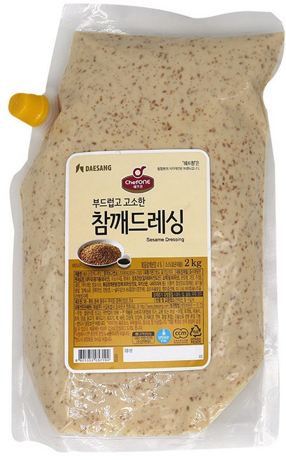 대상 쉐프원 참깨드레싱 2kg 12733, 1개