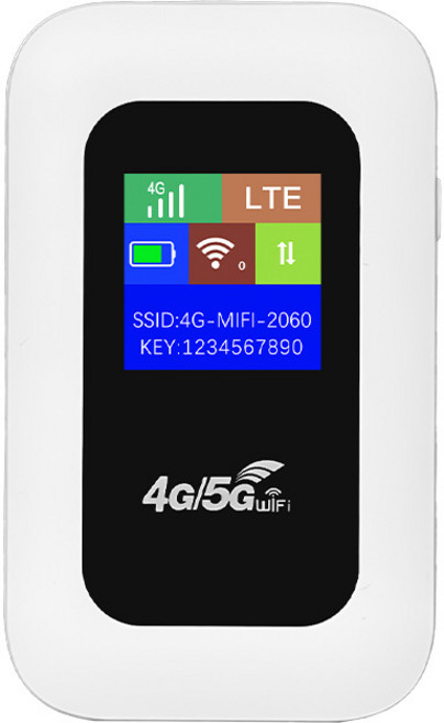 휴대용 무선 와이파이 5G 10000mAh SCR01 에그 현장 슬롯 휴대용공유기, MF800B 화이트스크린 판_1, 1개, MF800B 화이트스크린 판_1