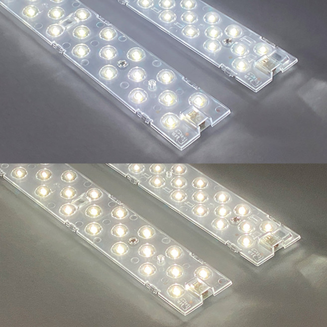 렌즈형 LED 모듈램프 25W 30W 220V 직결 주광색 주백색 전구색 자석식 안정기일체형 플리커프리 조명 욕실 주방 거실 교체, 1개, LED 25W