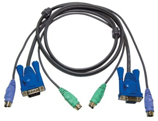 [ATEN] 에이텐 KVM케이블 MF (PS2) 3m [2L-5003P/C], 2L-5003P/C