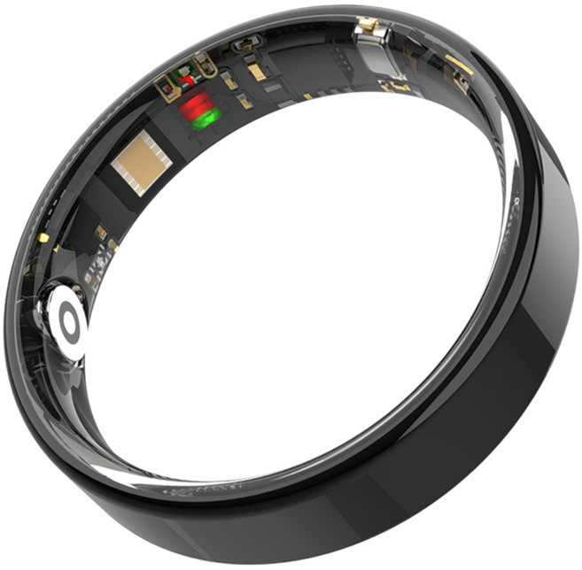 FDUCE TK16 블루투스 스마트링 스마트링반지 초경량, 블랙, 10호