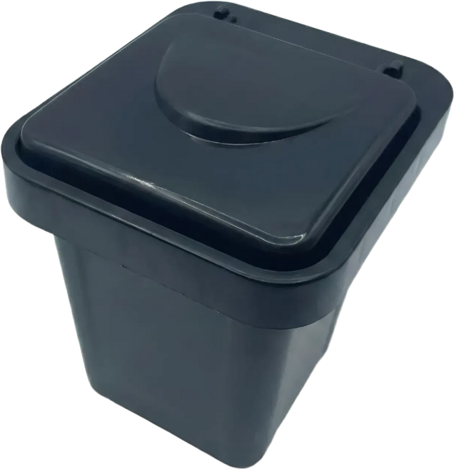 화장실 부착형 재떨이, 블랙, 1개