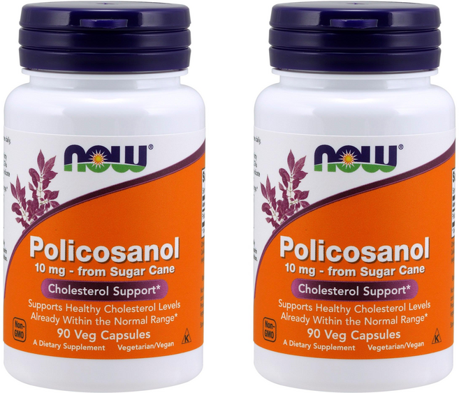 나우푸드 폴리코사놀 10mg 베지 캡슐, 90정, 2개