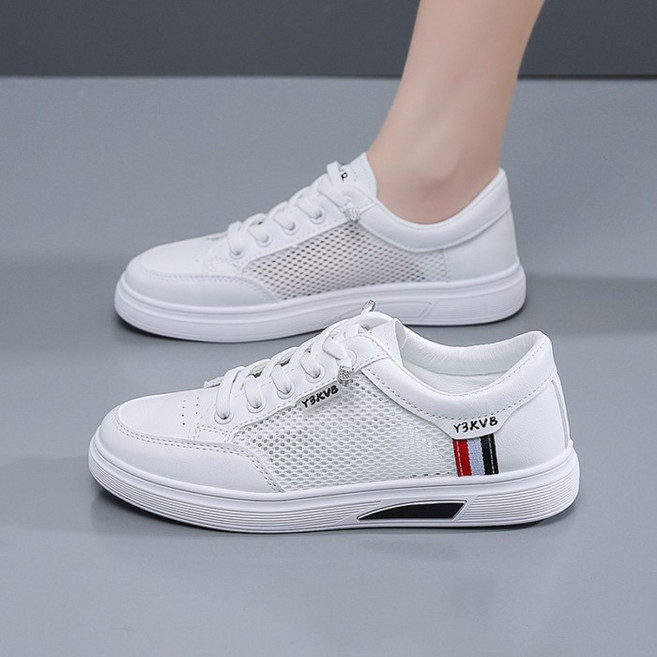 2026春季新款小白鞋女韓版百搭學生平底板鞋休閒運動鞋女鞋D217