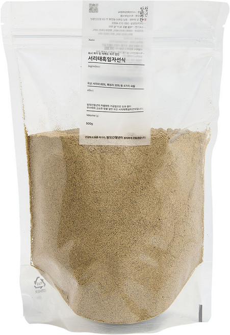 방앗간청년 서리태흑임자 선식, 500g, 1개