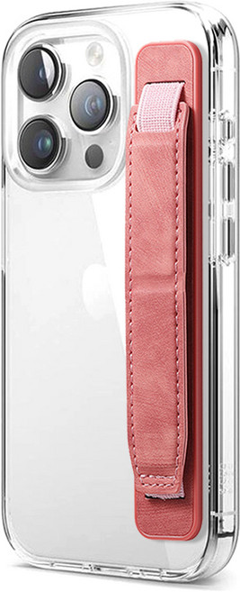 핸드폰 핑거 스트랩 부착형, 1개, 핑크