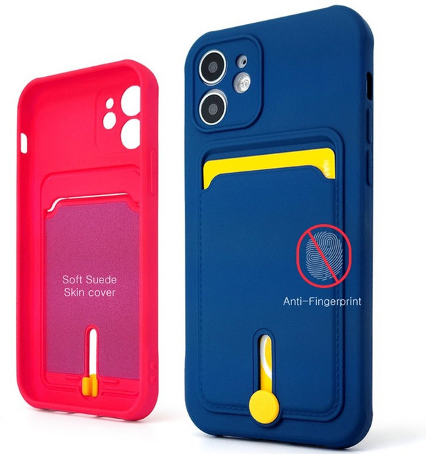 BUFFETT 카드수납 컬러 슬라이드 젤리 휴대폰 케이스