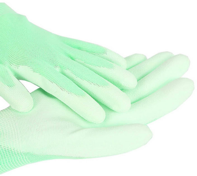 반코팅 형광 농사용 장갑, 1개