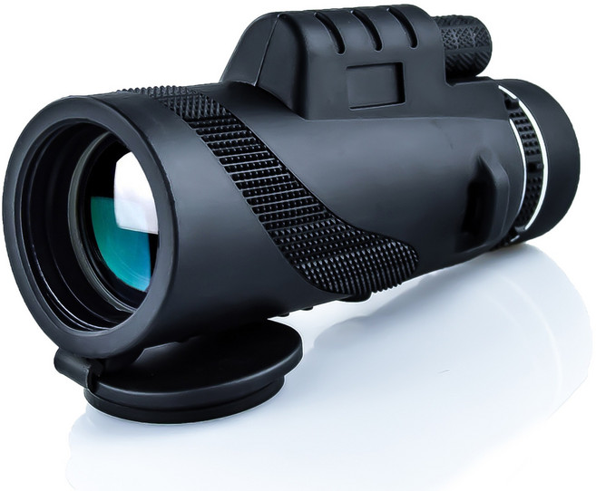 망안경 40X60 미광 야시 고화질 고배율 휴대폰 야외 촬영 단안경, 10배율, 1개