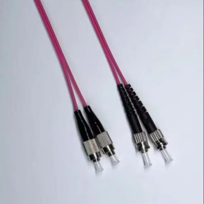 광섬유 코드 FC-ST OM4 듀플렉스 20m ST-FC DX 멀티모드 케이블 1m2m3m5m7m10m 점퍼 ELINK, 17 80m 1pc OM4