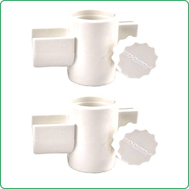 행거전문가 국내생산 행거 부품, 화이트, 파이프 홀더 브라켓+나사  2P