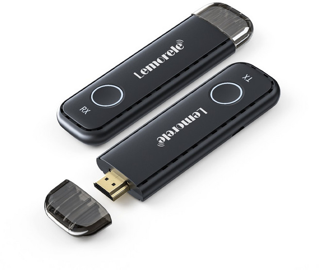 Lemorele 무선 HDMI 송수신기 50M 1080P 휴대용 무선 HDMI 익스텐더, 1개, G57