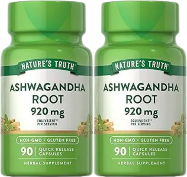 네이처스 트루스 아슈와간다 뿌리 920mg 빠른 방출 캡슐 90정(캡슐 1정당 460mg) 2 SET, 2개, 90정 - 쿠팡