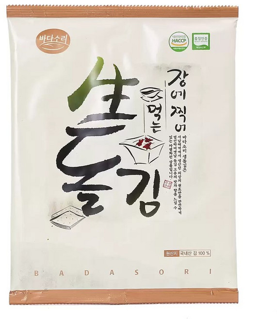 바다소리 장에 찍어먹는 생돌김 9g x 15, 1개
