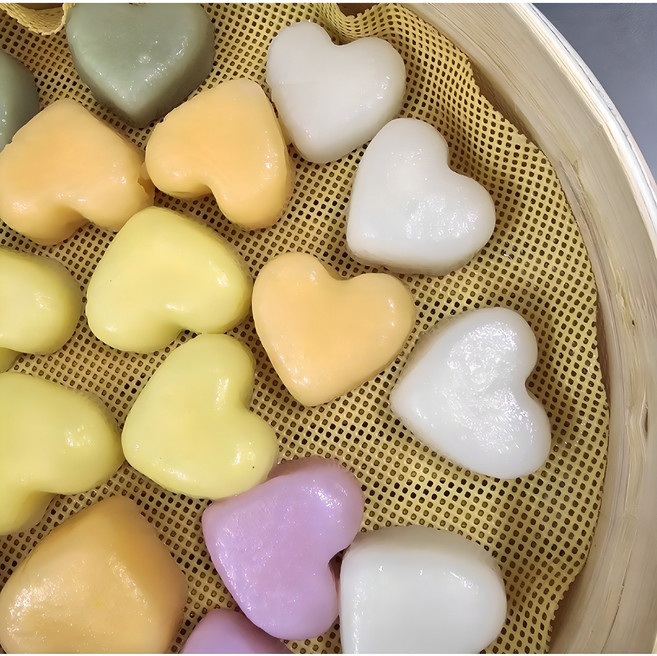 설날 체험 하트 송편 만들기 키트 어린이 클레이 어린이 60초 참새방앗간, 1개, 수량