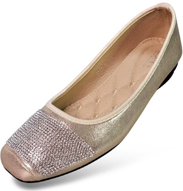 마마슈 여성 플랫슈즈 구두 단화 큐빅 글리터 경량 A20