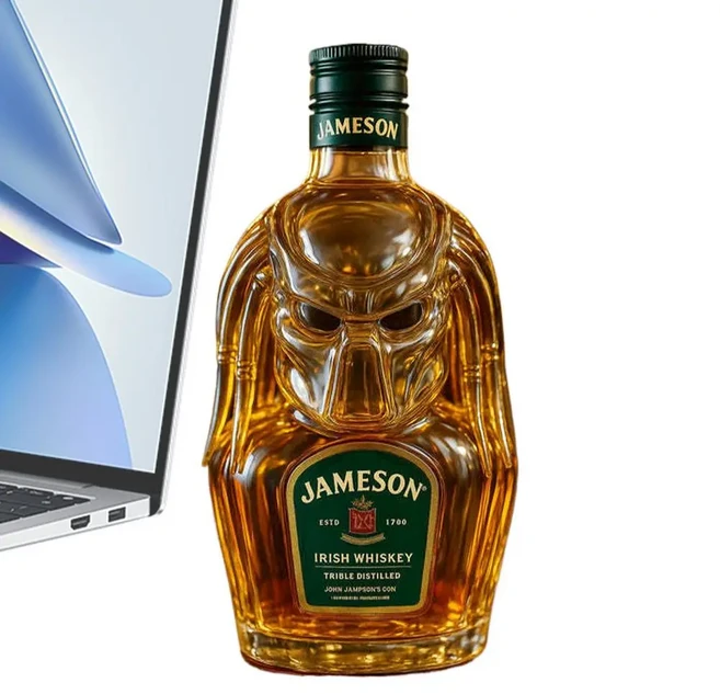 위스키 디캔터 300ml 주류 용 알코올 병 밀폐 뚜껑 3D 디자인 와인 음료 빈 홈 셀러, 01 빠른  Mainland