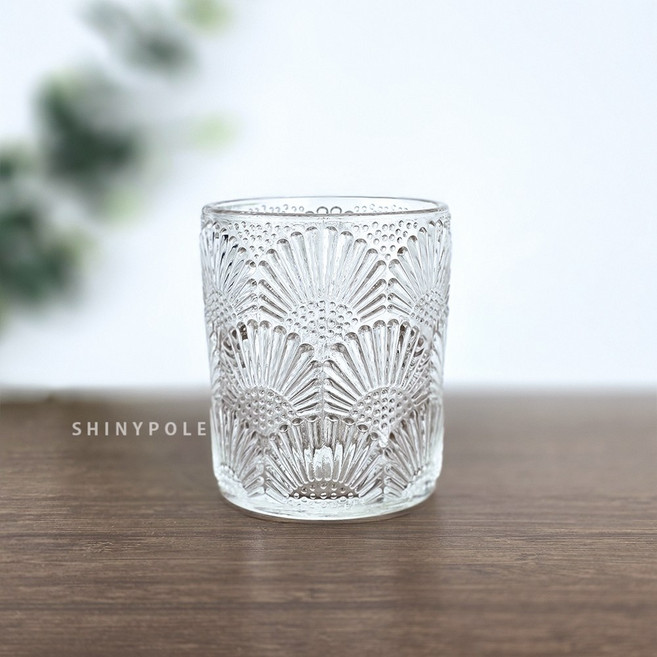 샤이니폴 양키캔들 보티브 홀더 캔들 홀더 티라이트 용기, 투명-플라워