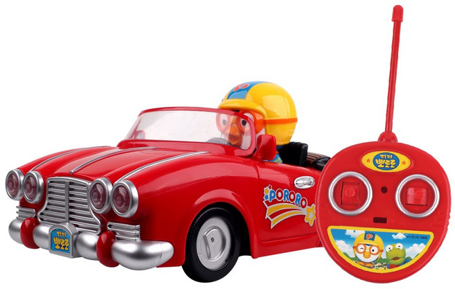 뽀로로 무선 자동차 완구, 레드, 1개