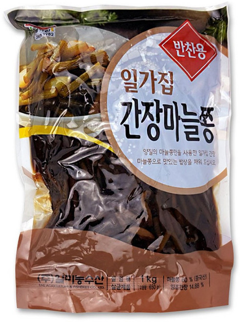 일가집 간장마늘쫑, 1kg, 2개