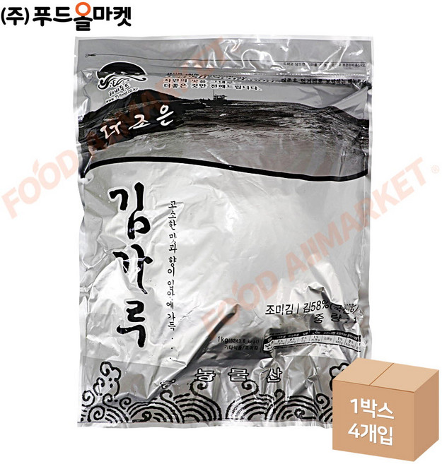 푸드올마켓_ 해농물산 더조은 김가루 1kg, 1개