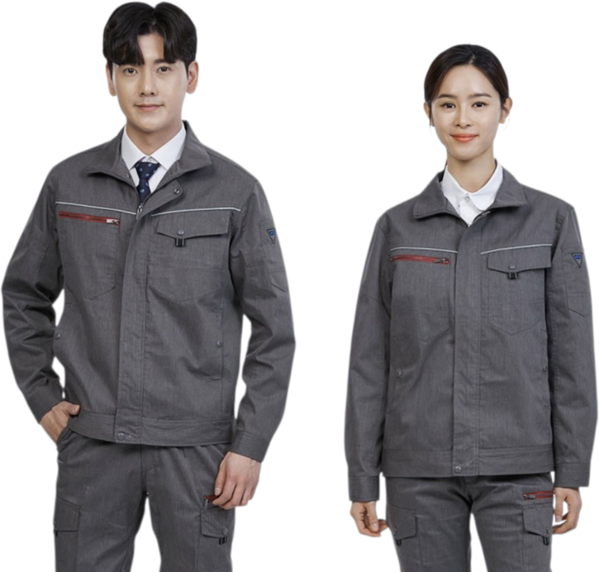 [대원단체복] 에이스유니폼 ACE-2104 춘추작업복 근무복 사무복 단체복 유니폼 작업복 면 상의 봄 가을